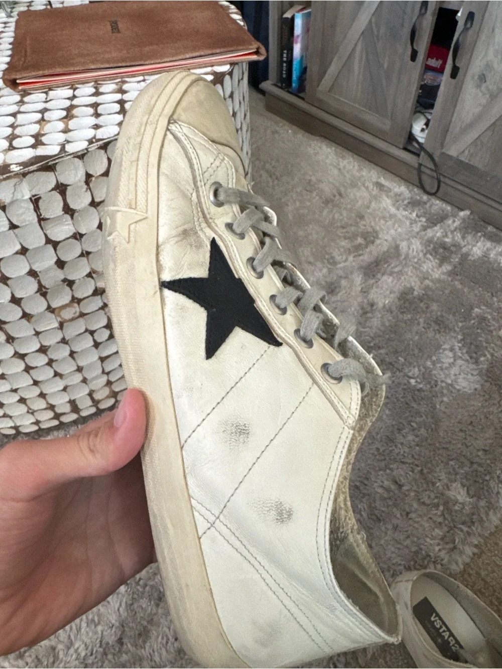 Golden Gooses V2 Size 13 Beige. 100% legit. Retail was $675